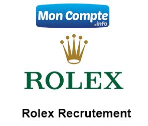 rolex emplois genève